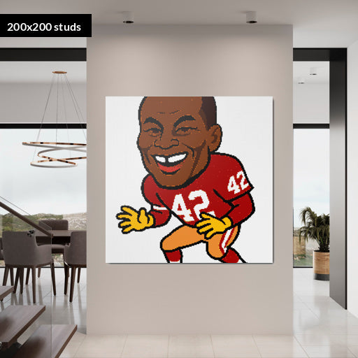 200*200studs, 160*160cm, 63*63inch