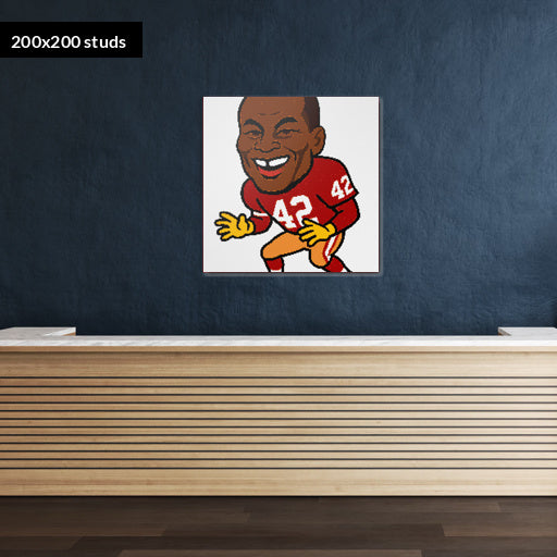 200*200studs, 160*160cm, 63*63inch