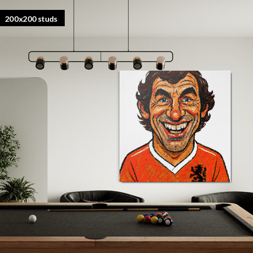 200*200studs, 160*160cm, 63*63inch