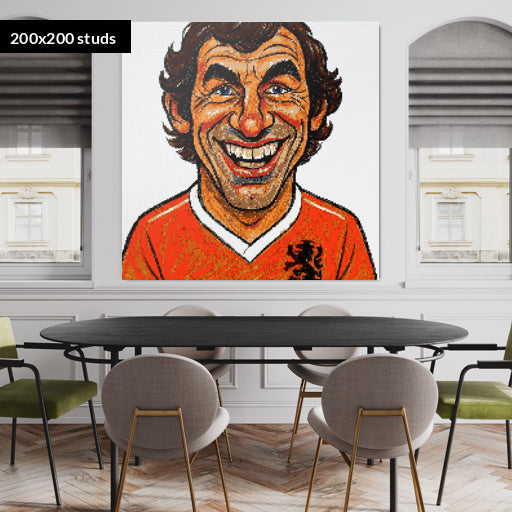 200*200studs, 160*160cm, 63*63inch