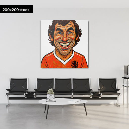 200*200studs, 160*160cm, 63*63inch