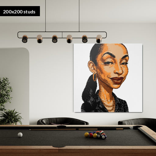 200*200studs, 160*160cm, 63*63inch