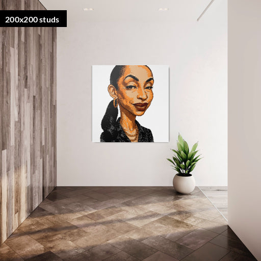 200*200studs, 160*160cm, 63*63inch