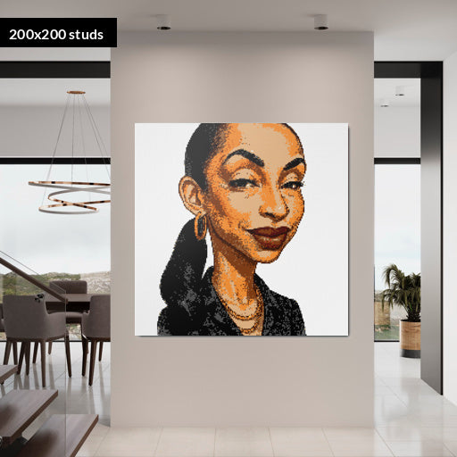 200*200studs, 160*160cm, 63*63inch