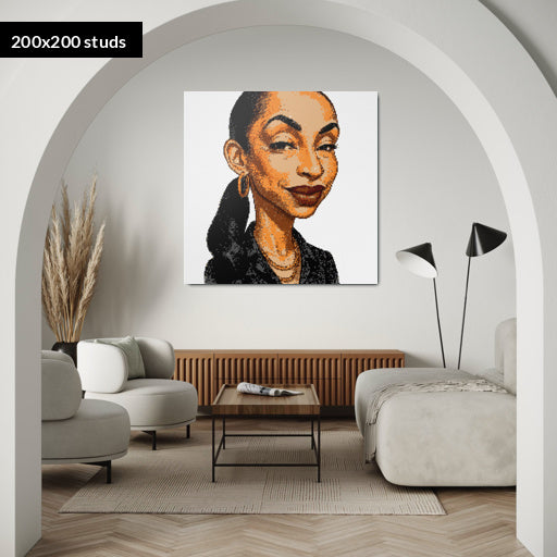 200*200studs, 160*160cm, 63*63inch