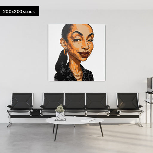 200*200studs, 160*160cm, 63*63inch