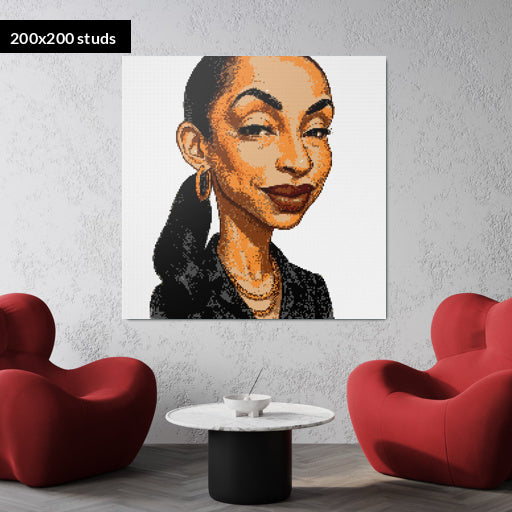 200*200studs, 160*160cm, 63*63inch