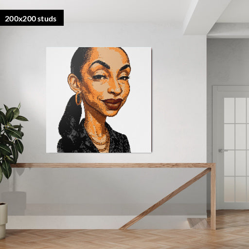 200*200studs, 160*160cm, 63*63inch