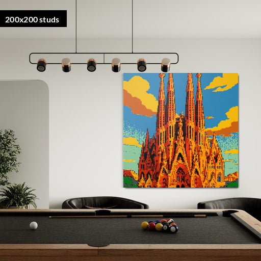 200*200studs, 160*160cm, 63*63inch