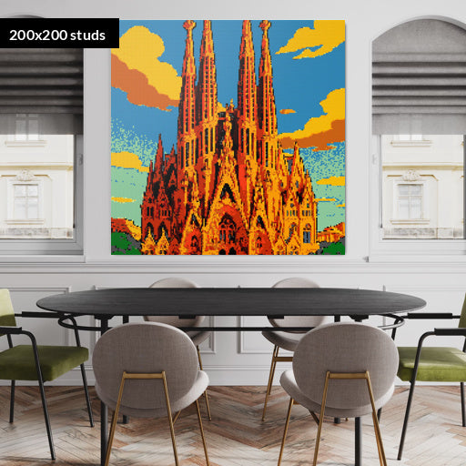 200*200studs, 160*160cm, 63*63inch