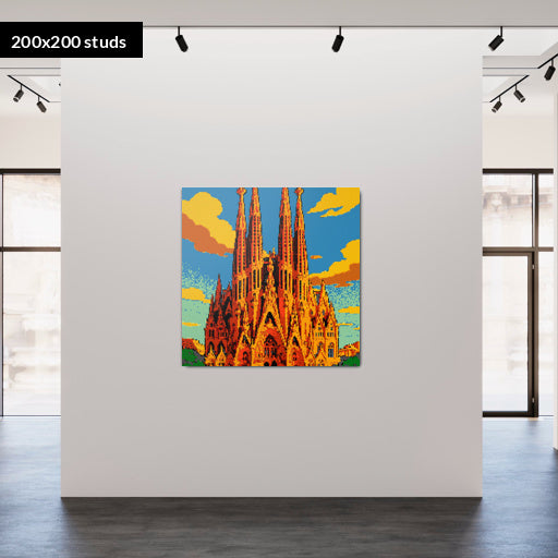 200*200studs, 160*160cm, 63*63inch