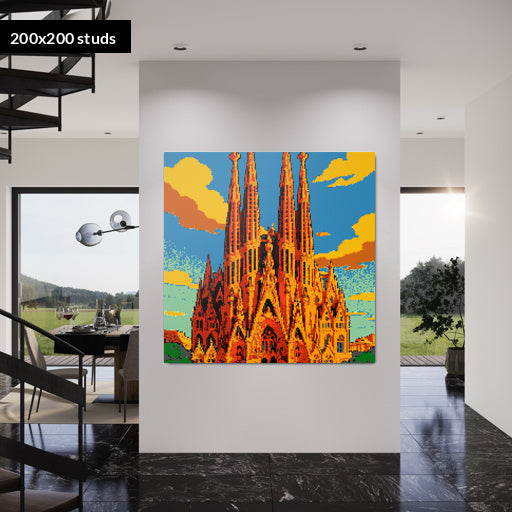200*200studs, 160*160cm, 63*63inch