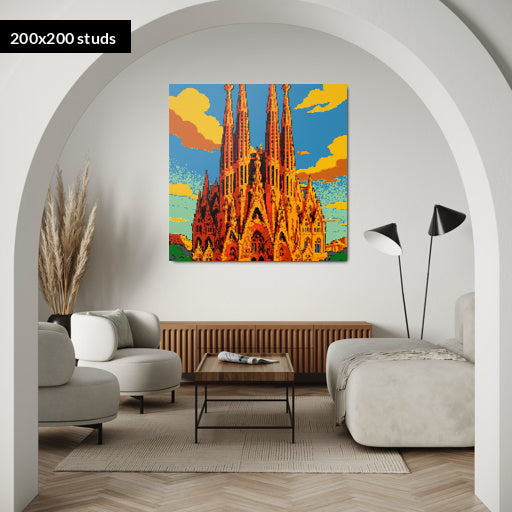 200*200studs, 160*160cm, 63*63inch