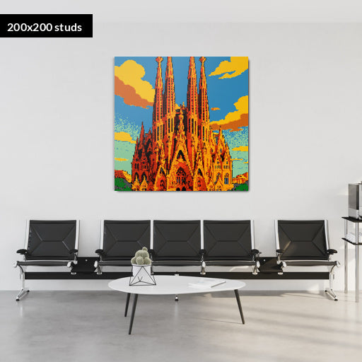 200*200studs, 160*160cm, 63*63inch