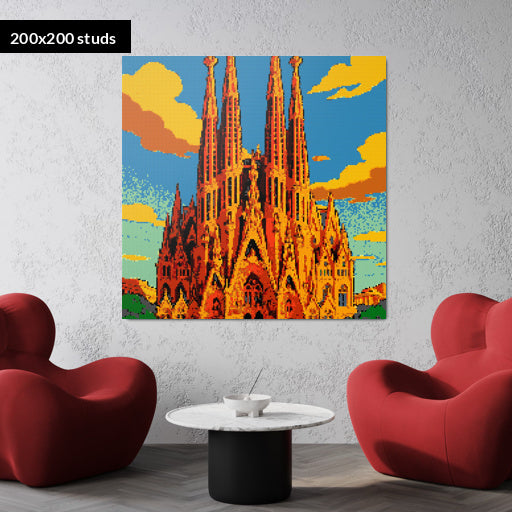 200*200studs, 160*160cm, 63*63inch