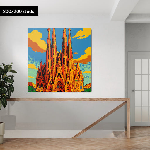 200*200studs, 160*160cm, 63*63inch