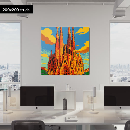 200*200studs, 160*160cm, 63*63inch