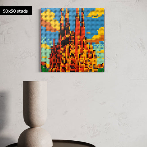 50*50studs, 40*40cm, 15,75*15,75inch