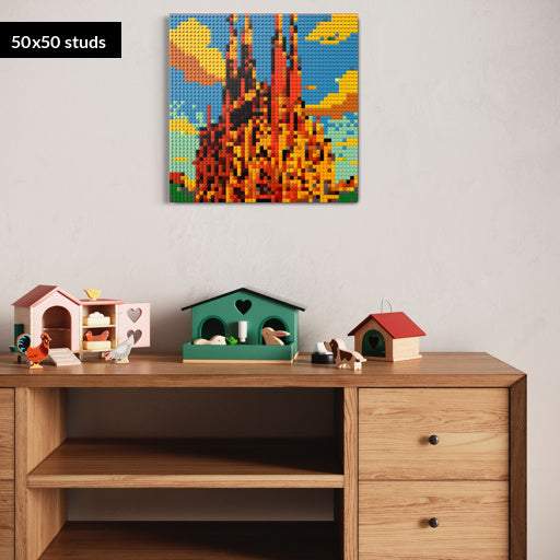 50*50studs, 40*40cm, 15,75*15,75inch