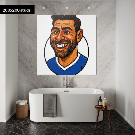 200*200studs, 160*160cm, 63*63inch