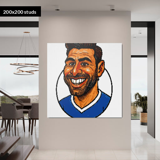 200*200studs, 160*160cm, 63*63inch