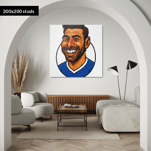 200*200studs, 160*160cm, 63*63inch