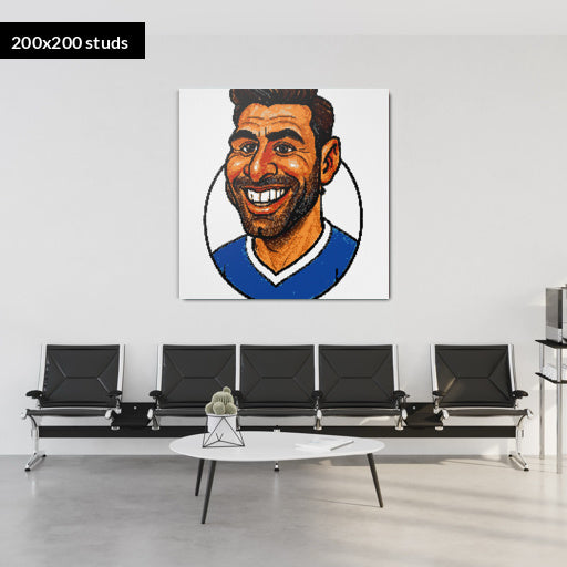 200*200studs, 160*160cm, 63*63inch