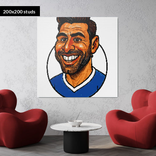 200*200studs, 160*160cm, 63*63inch