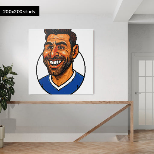 200*200studs, 160*160cm, 63*63inch