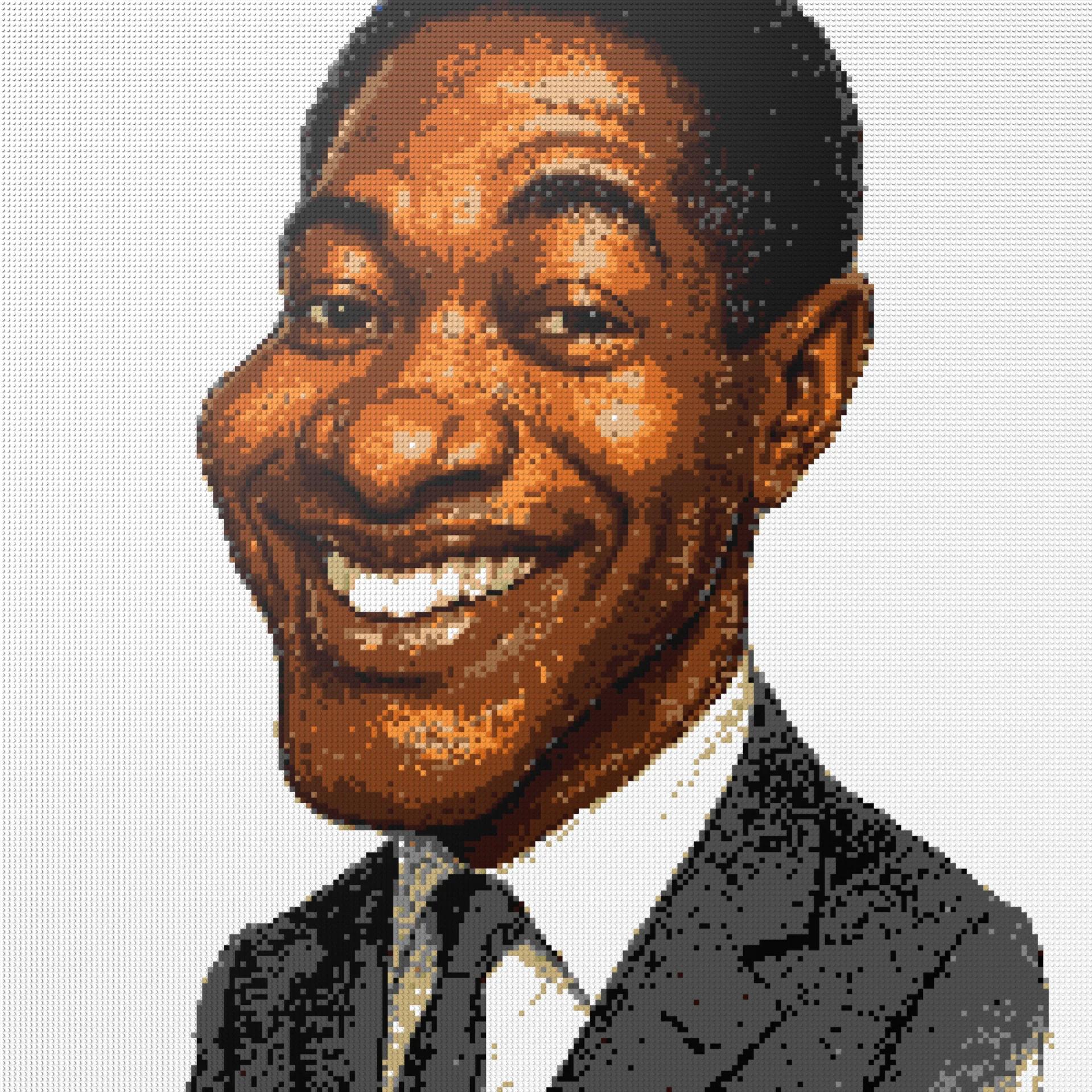 200*200studs, 160*160cm, 63*63inch