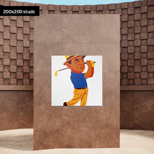 200*200studs, 160*160cm, 63*63inch