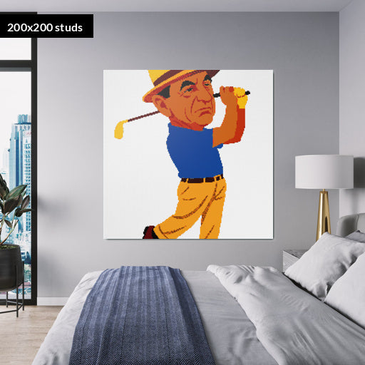 200*200studs, 160*160cm, 63*63inch