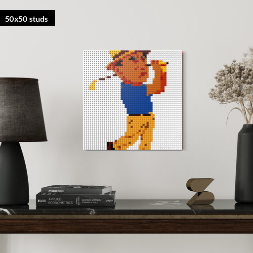 50*50studs, 40*40cm, 15,75*15,75inch