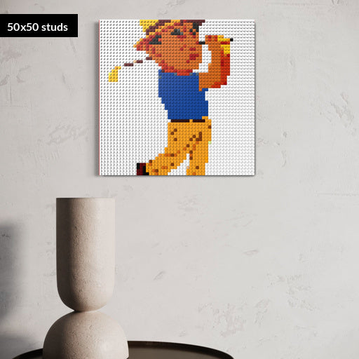 50*50studs, 40*40cm, 15,75*15,75inch
