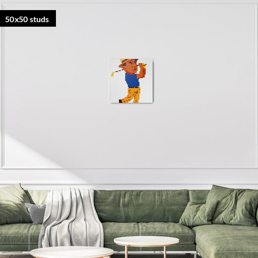 50*50studs, 40*40cm, 15,75*15,75inch
