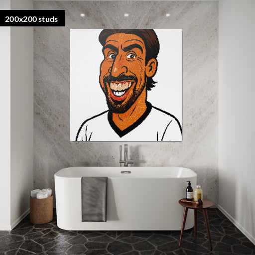 200*200studs, 160*160cm, 63*63inch