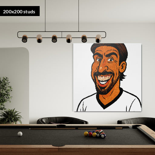 200*200studs, 160*160cm, 63*63inch