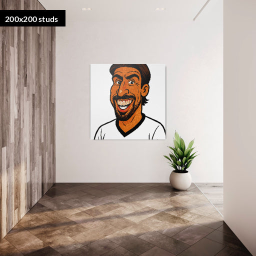 200*200studs, 160*160cm, 63*63inch