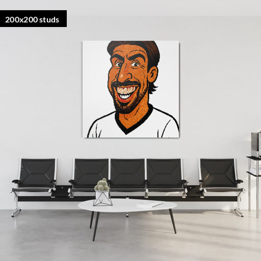 200*200studs, 160*160cm, 63*63inch