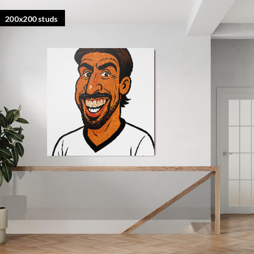 200*200studs, 160*160cm, 63*63inch