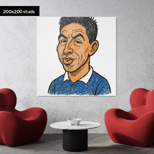200*200studs, 160*160cm, 63*63inch