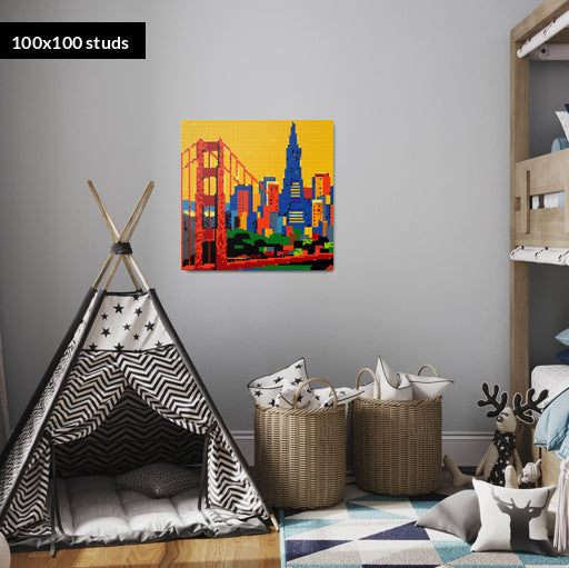 100*100studs, 80*80cm, 31,5*31,5inch