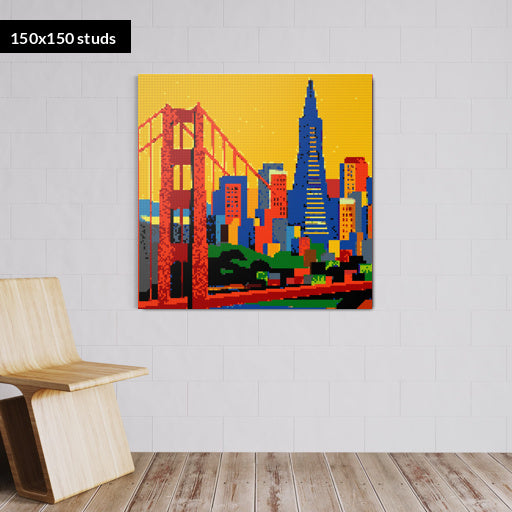 150*150studs, 120*120cm, 47,25*47,25inch