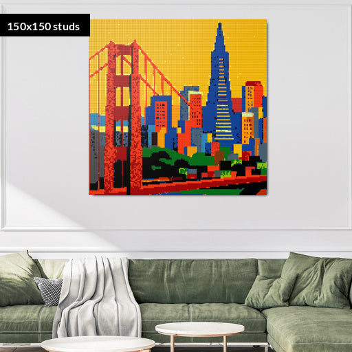 150*150studs, 120*120cm, 47,25*47,25inch