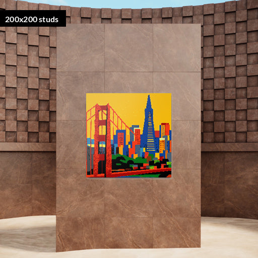 200*200studs, 160*160cm, 63*63inch