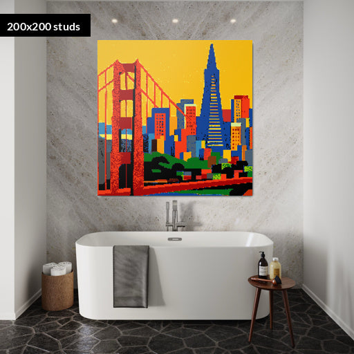 200*200studs, 160*160cm, 63*63inch