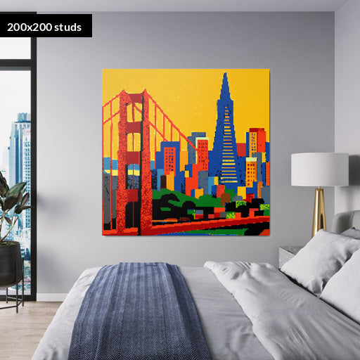 200*200studs, 160*160cm, 63*63inch