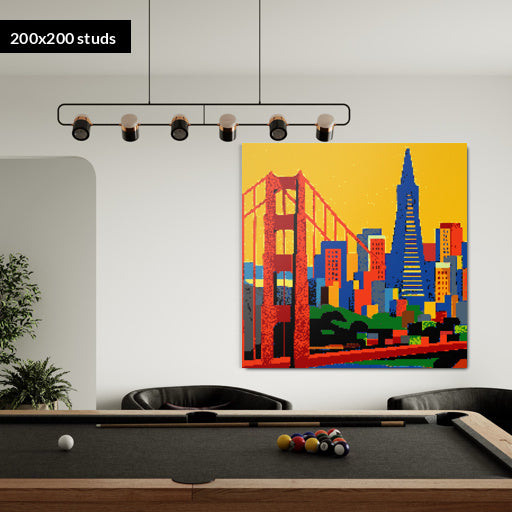 200*200studs, 160*160cm, 63*63inch
