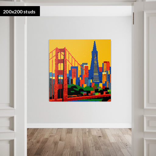 200*200studs, 160*160cm, 63*63inch