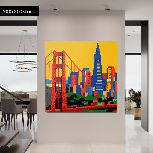 200*200studs, 160*160cm, 63*63inch